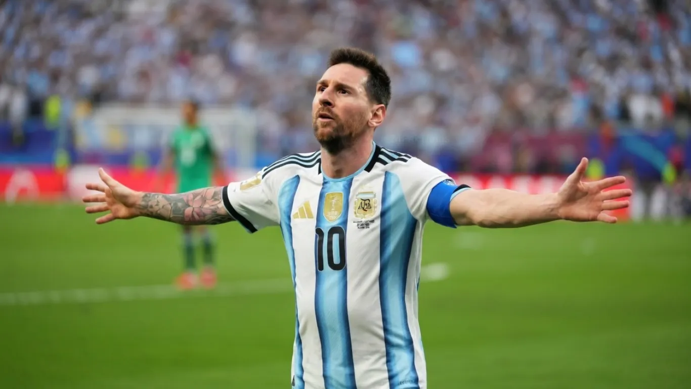 Messi Scored 3 Goals, Broke 5 Records, and Cried After the First One He Is 38