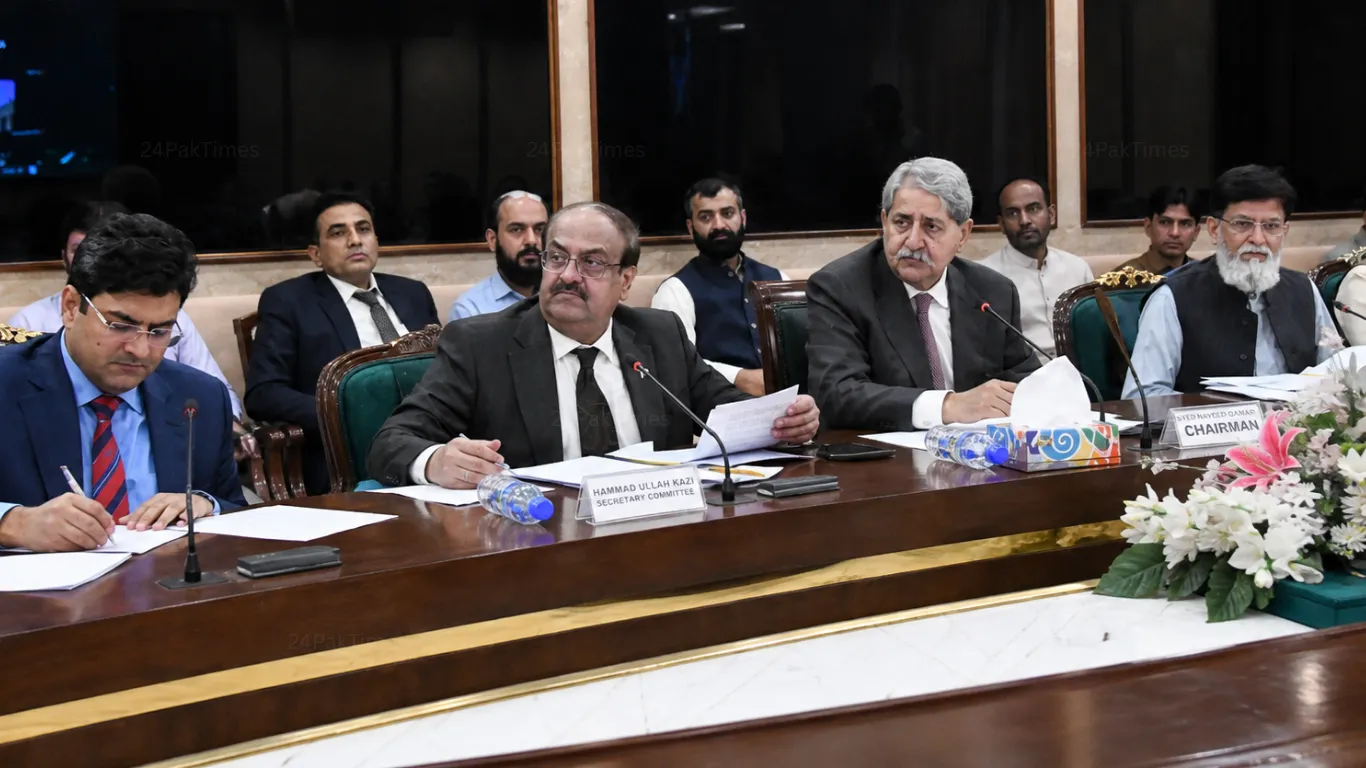 National Assembly Standing Committee on Finance reviewing Finance Bill 2026 Approved amendments at Parliament House Islamabad